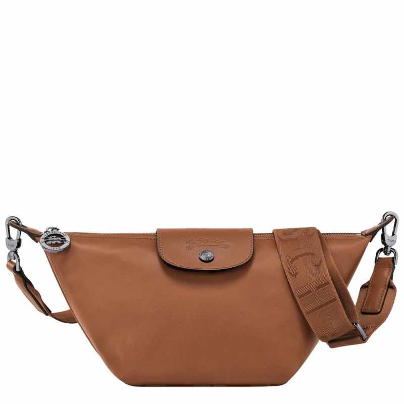 Brown Longchamp Le Pliage Xtra XS Women's Crossbody Bags